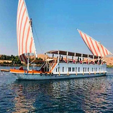 Nilkreuzfahrt-Boot